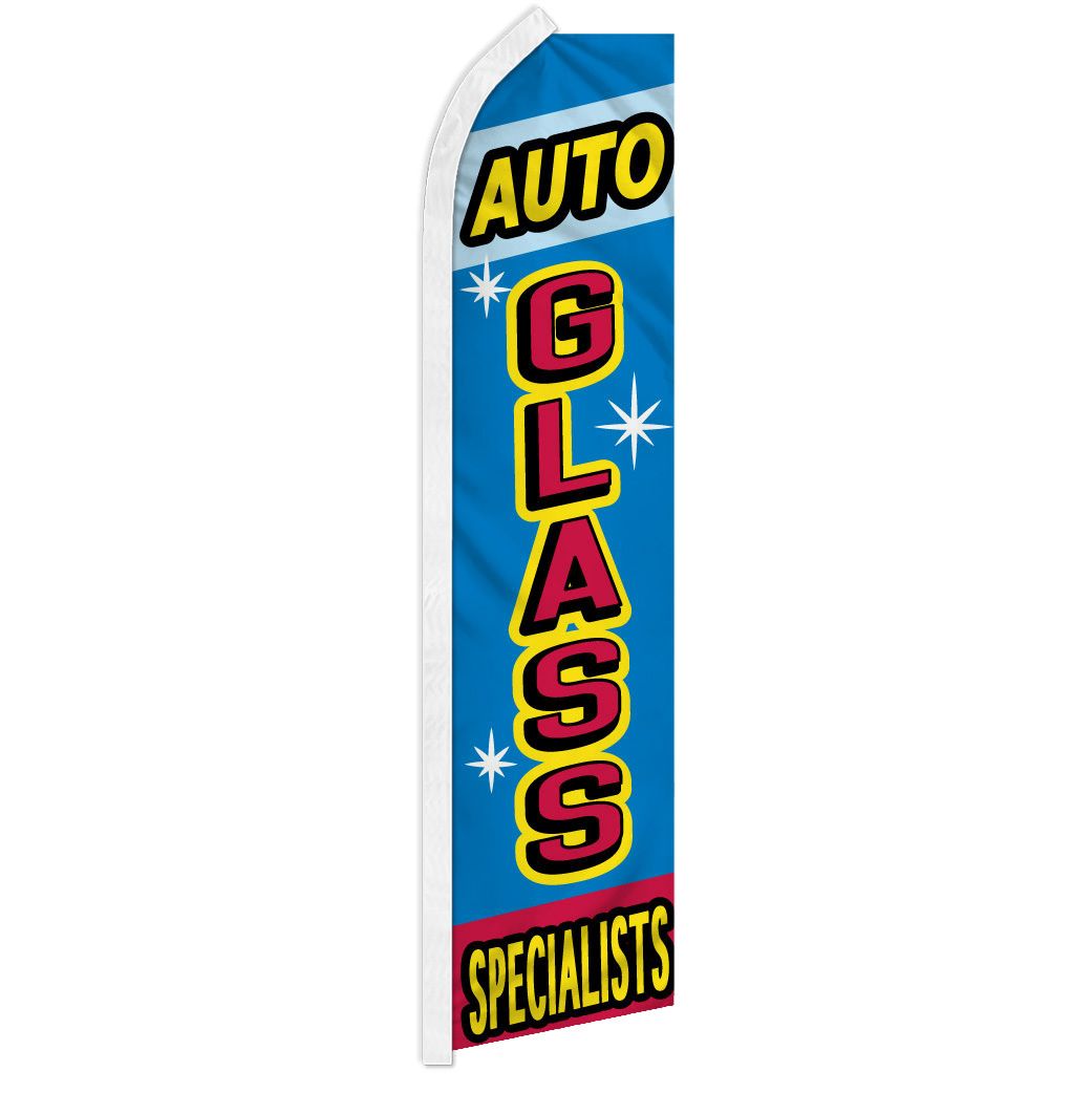 Auto Glass - HUGE Advertising Flag