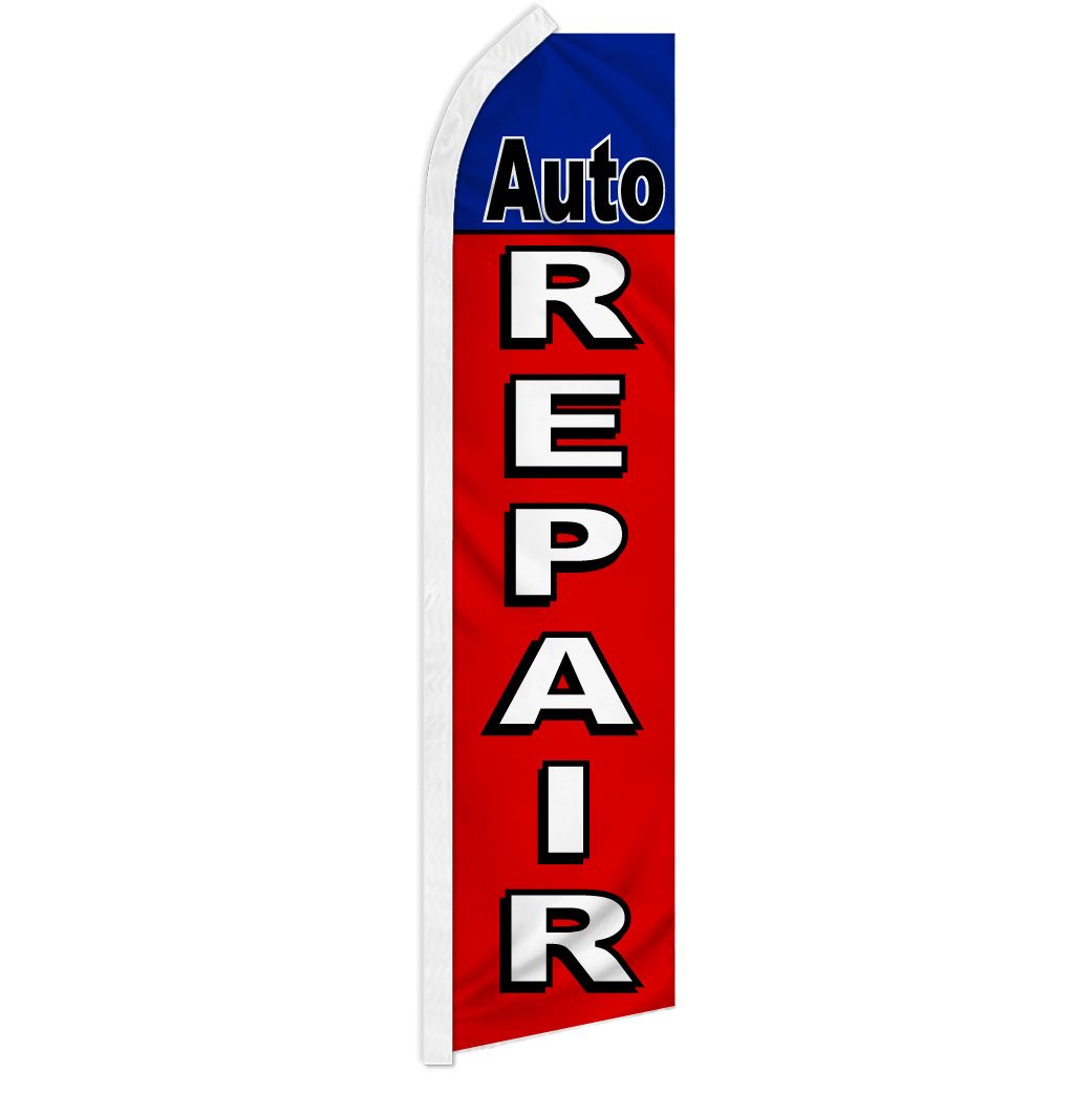 Auto Repair - HUGE Advertising Flag