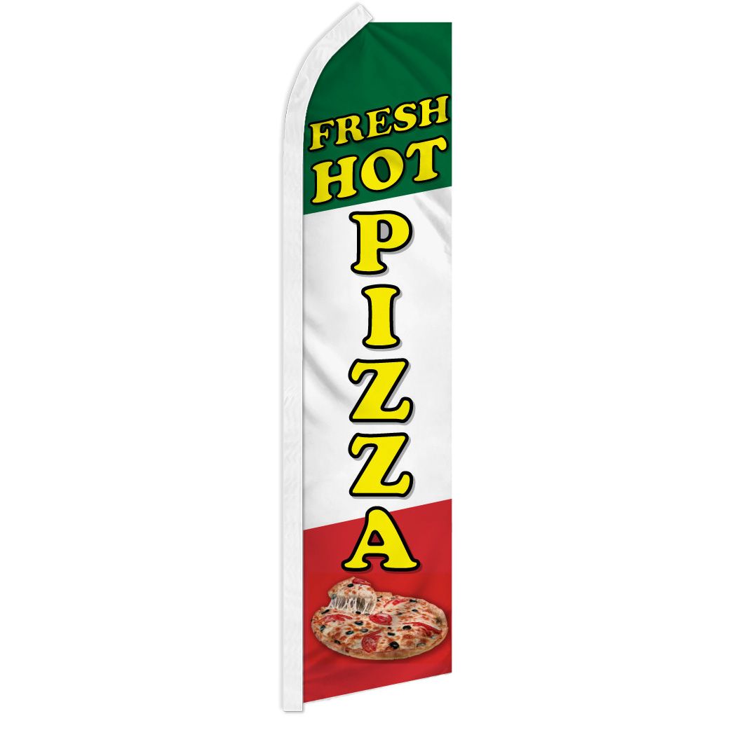 Fresh Hot Pizza - HUGE Advertising Flag