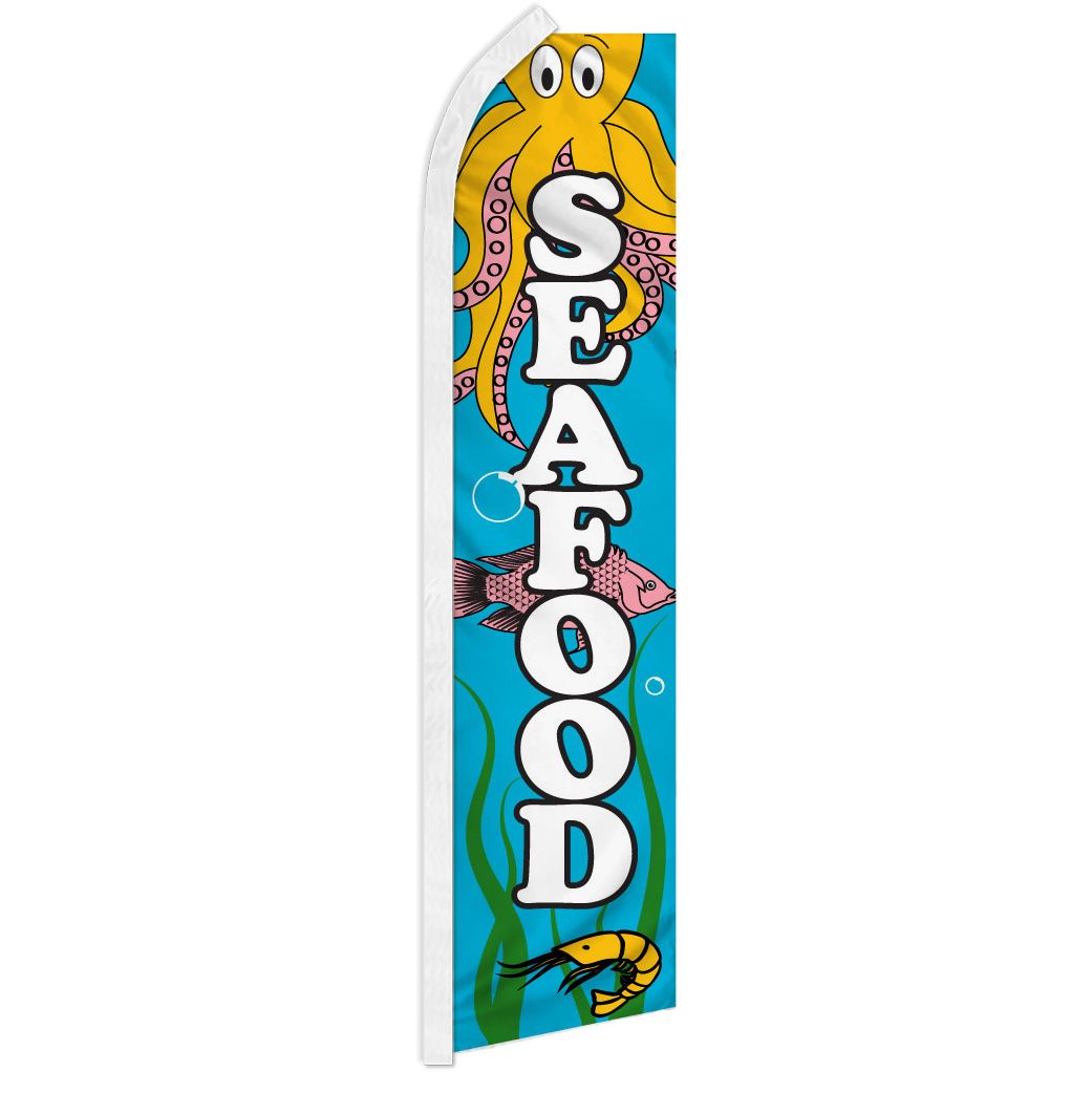 Seafood - HUGE Advertising Flag