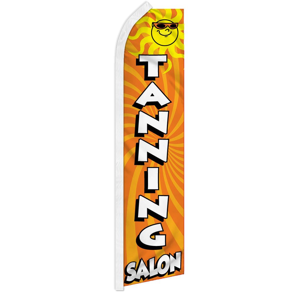 Tanning Salon - HUGE Advertising Flag Set