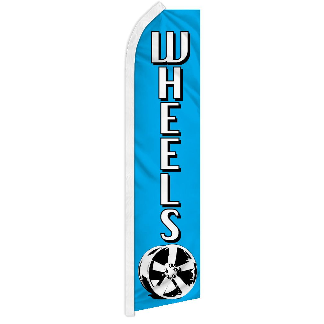 Wheels - HUGE Advertising Flag
