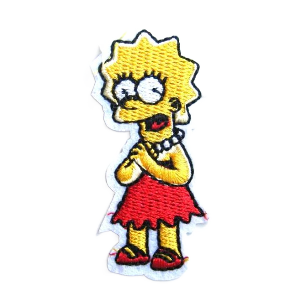 Lisa Simpson Embroidered Patch