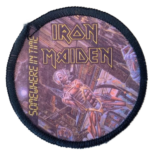 Vintage Iron Maiden Patch - Somewhere in Time