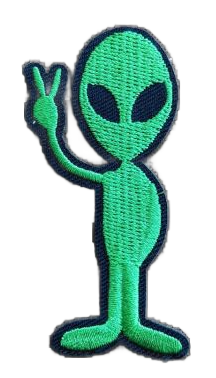 Alien Embroidered Patch