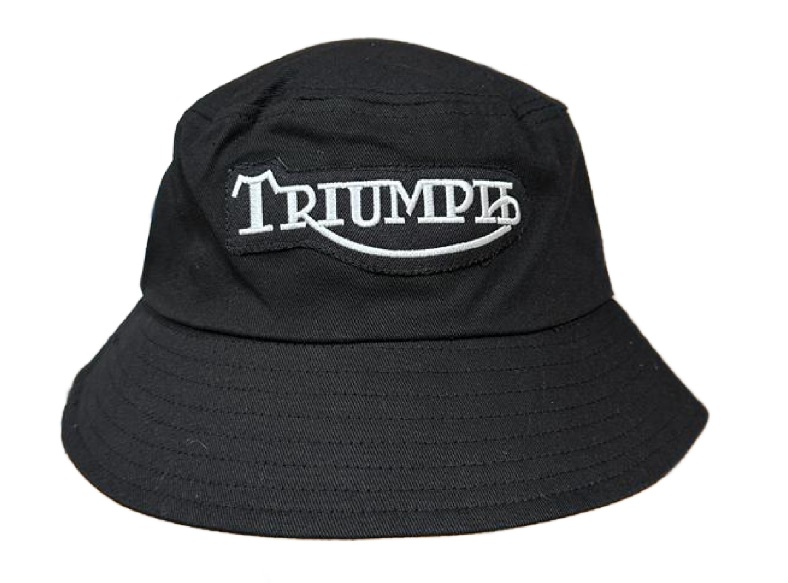 Triumph Bucket Hat with Embroidered Black Logo
