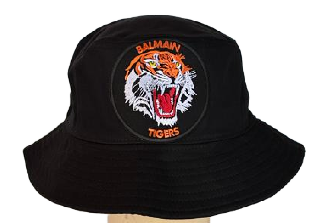 Balmain Tigers Bucket Hat with Embroidered Logo