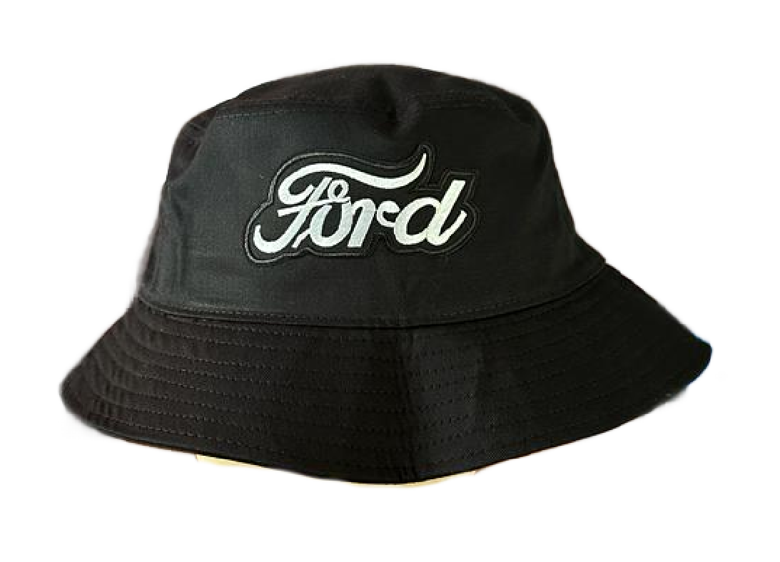 Ford Classic Logo Bucket Hat with Embroidered Logo