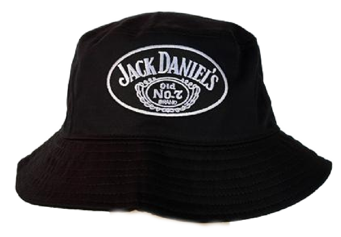 Jack Daniels Bucket Hat with Embroidered Logo