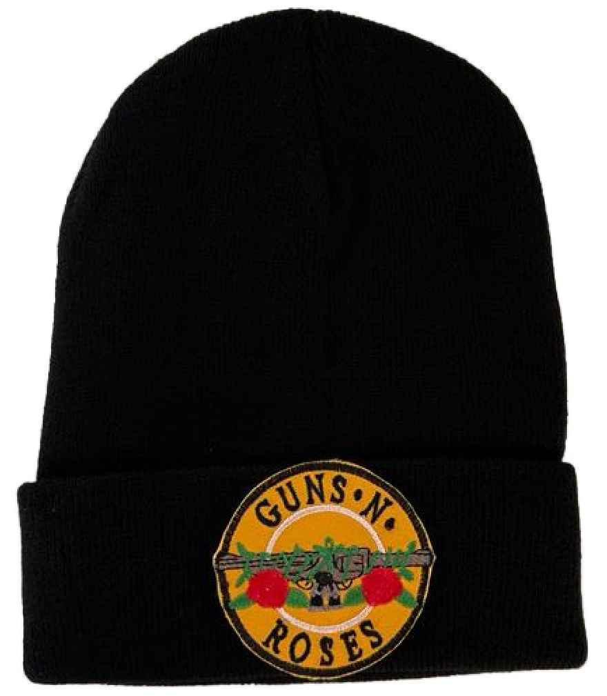Guns N Roses Beanie with Embroidered Logo - 2 Styles Available