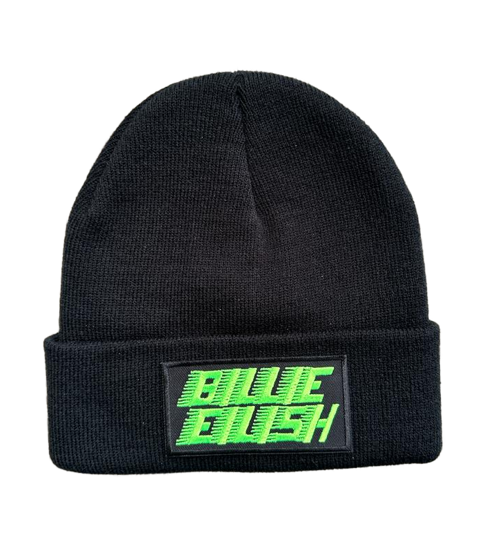 Billie Eilish Beanie with Embroidered Logo