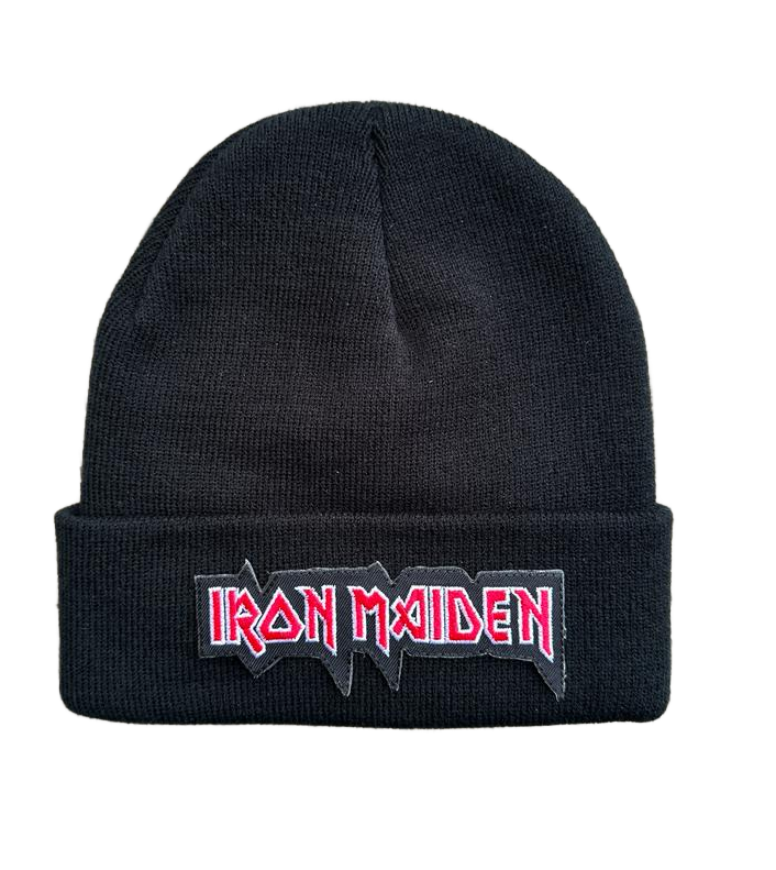 Iron Maiden Beanie with Embroidered Logo