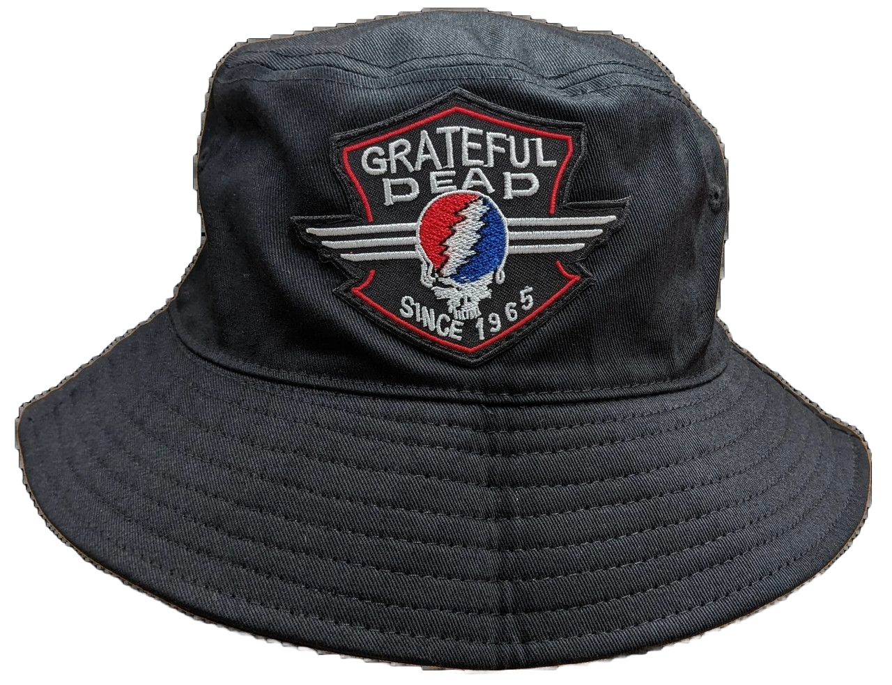 Grateful Dead Bucket Hat with Embroidered Logo