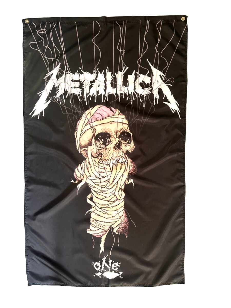 Metallica 'One' Flag / Wall Hanging - 150cm x 90cm