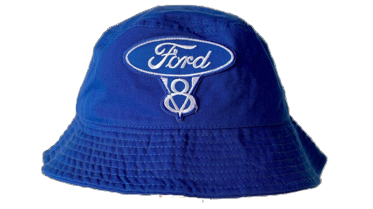 Ford V8 Bucket Hat with Embroidered Logo