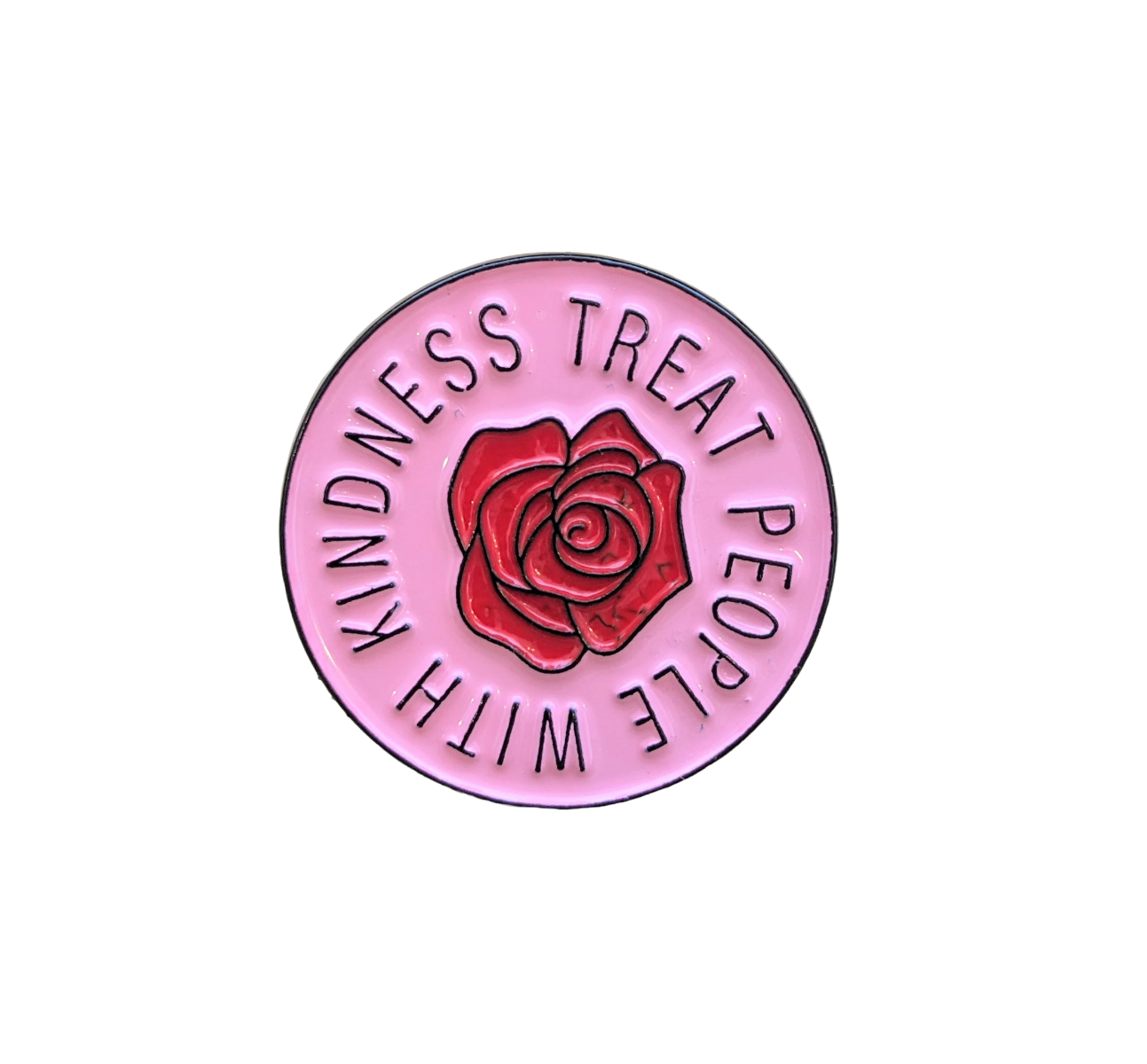 Treat People With Kindness Enamel Pin/Badge