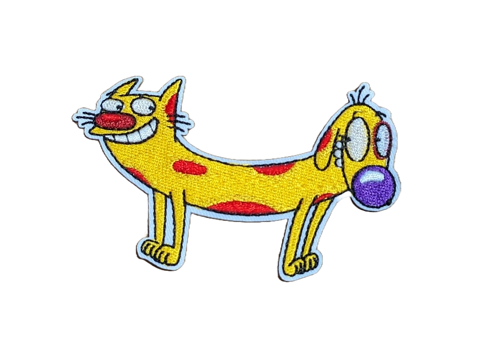 CatDog Embroidered Patch