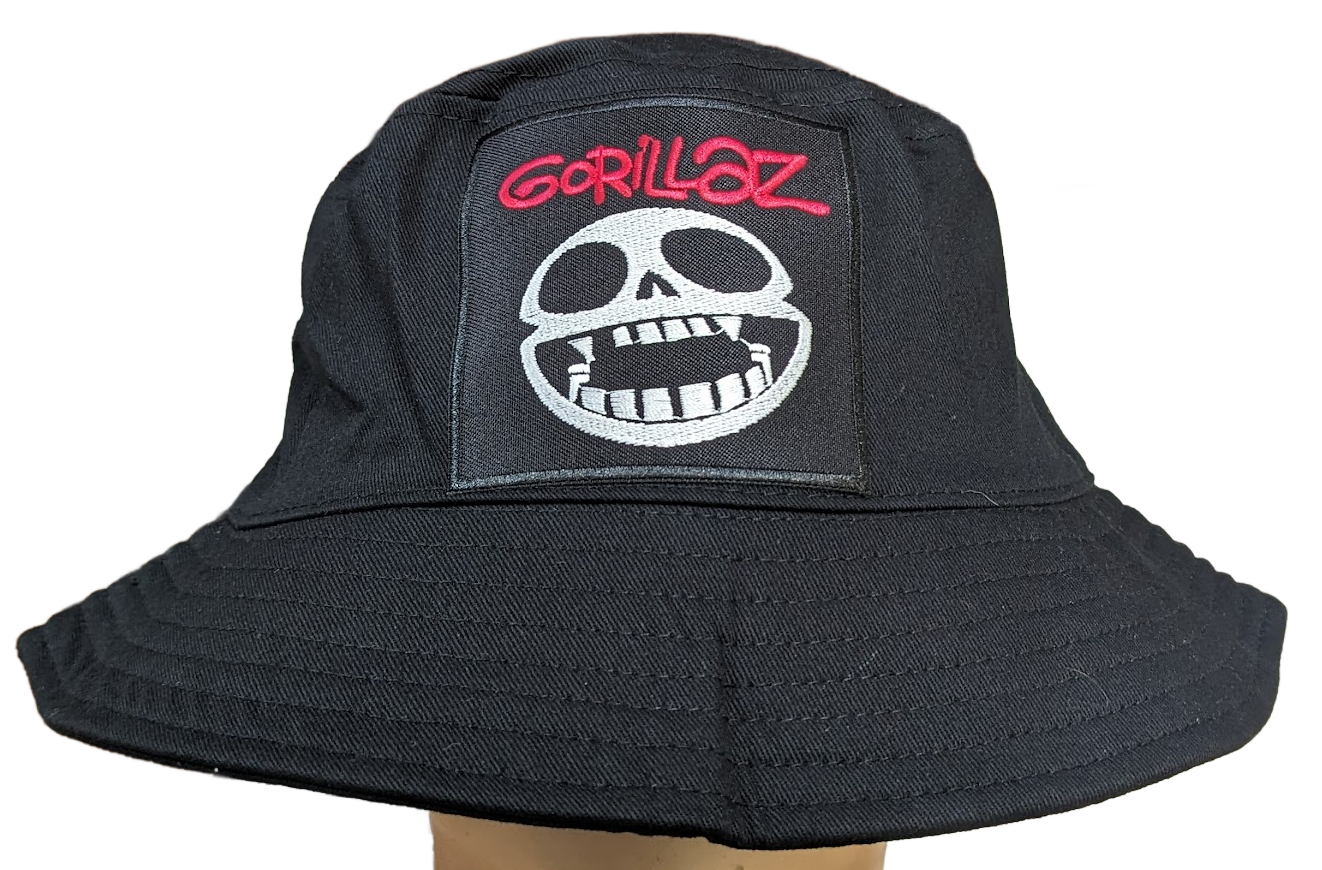 Gorillaz Bucket Hat with Embroidered Logo