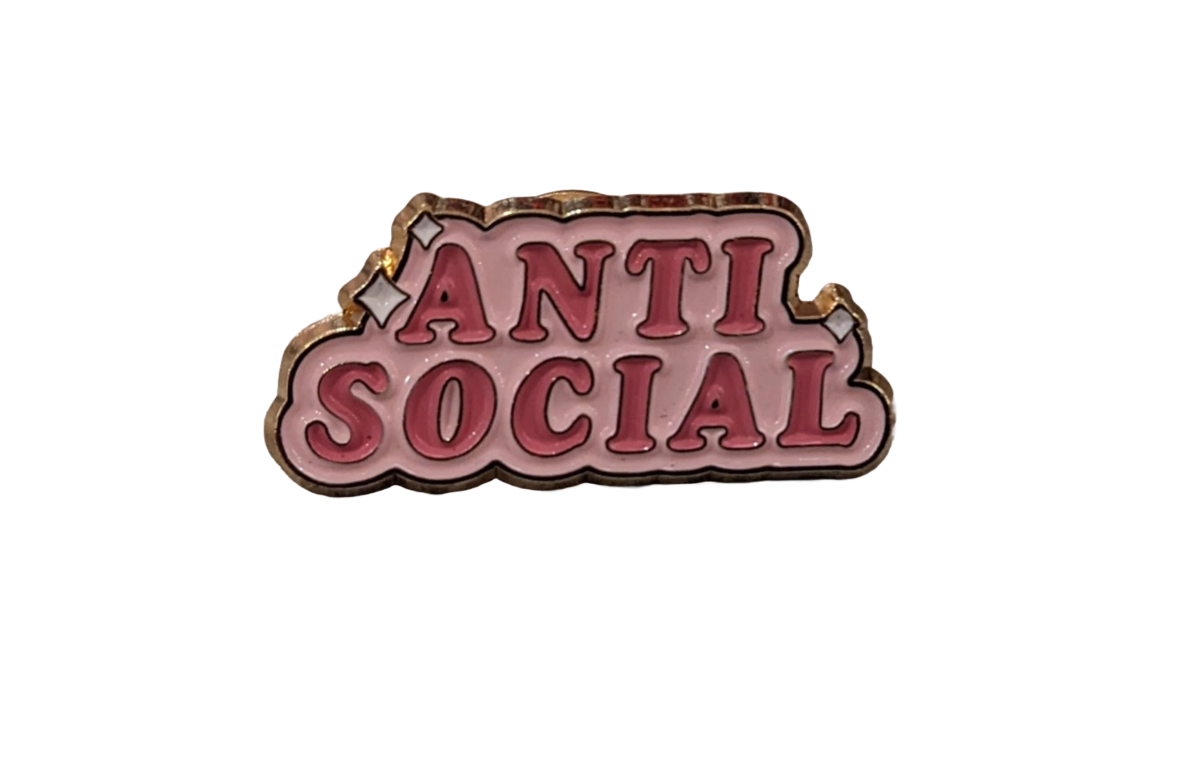 Anti Social Enamel Pin/Badge