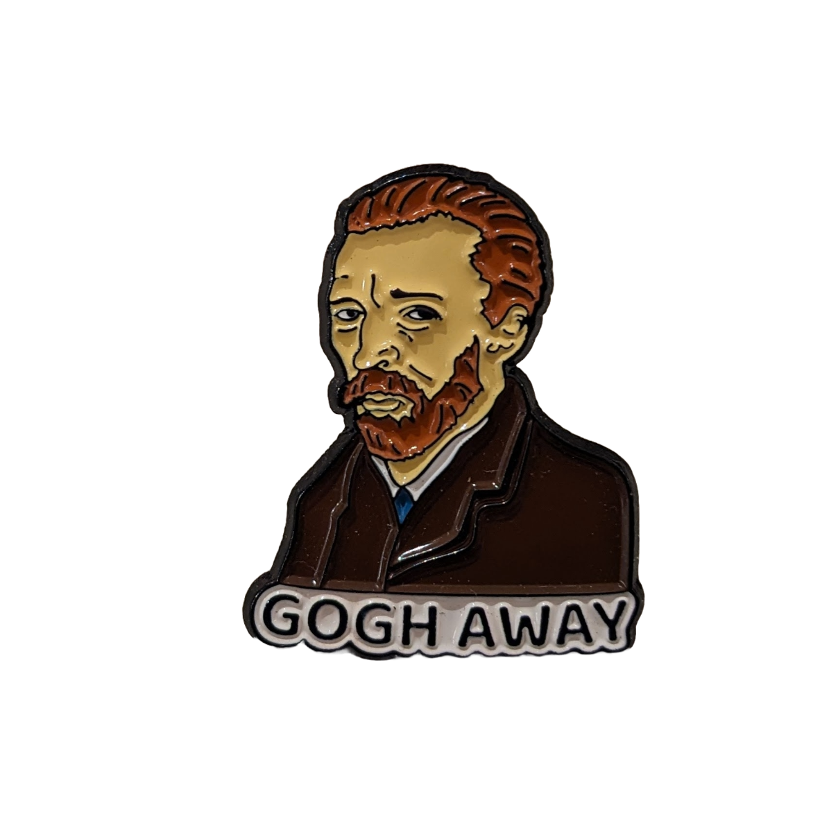 Gogh Away - Van Gogh Enamel Pin/Badge
