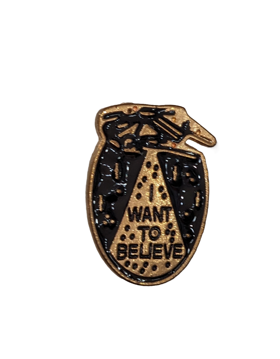 I want to believe Enamel Pin/badge