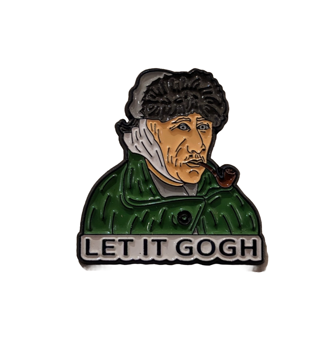 Let it Gogh Enamel Pin/badge