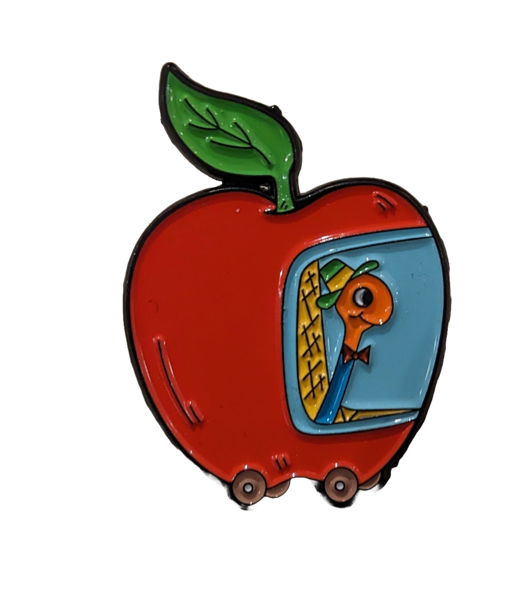 Richard Scarry BusyTown Lowly Worm Enamel Pin/Badge
