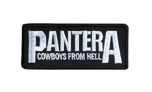 Pantera Embroidered Patch #2 - Cowboys From Hell