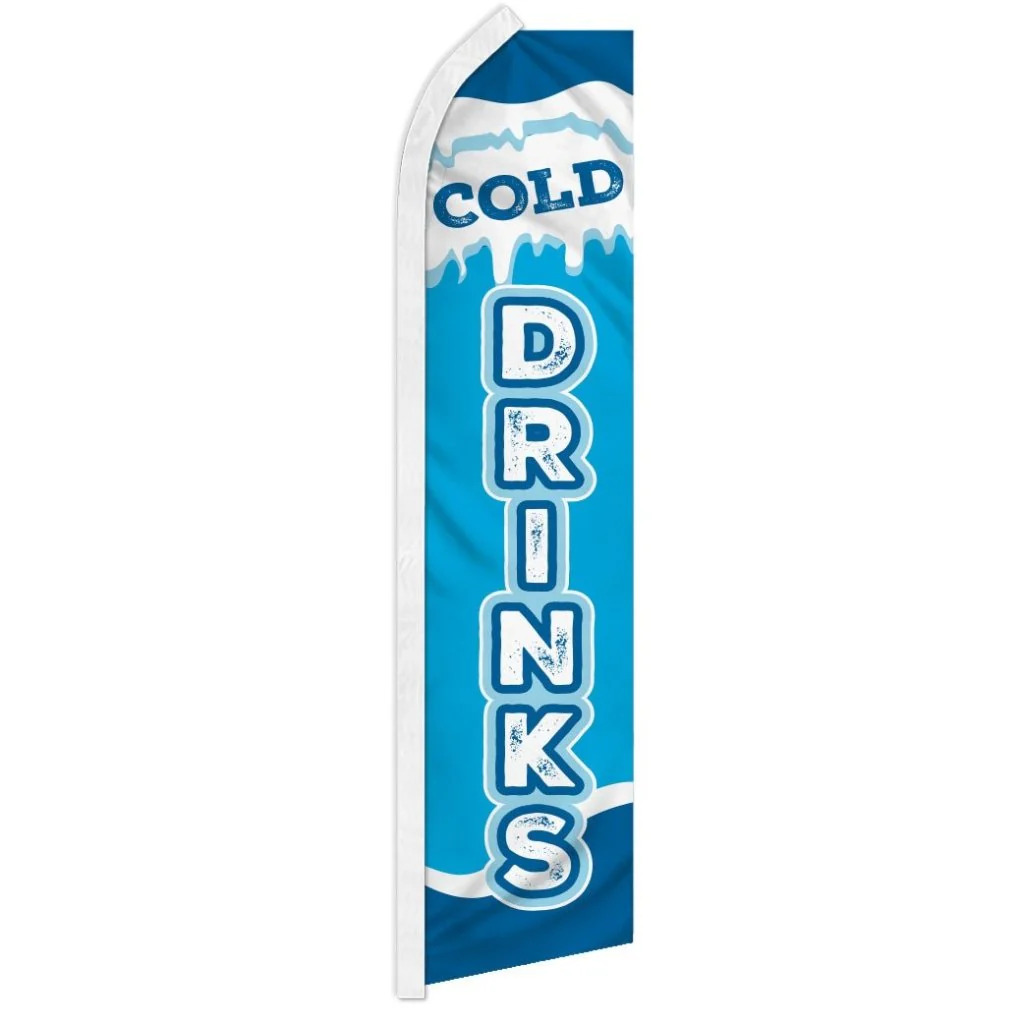 Cold Drinks - Huge Advertising Flag