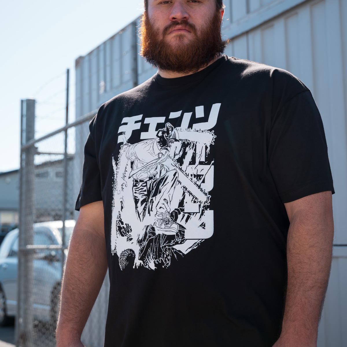 Chainsaw Man Anime Shirt - Available in sizes S, M, L, XL, XXL, 3XL