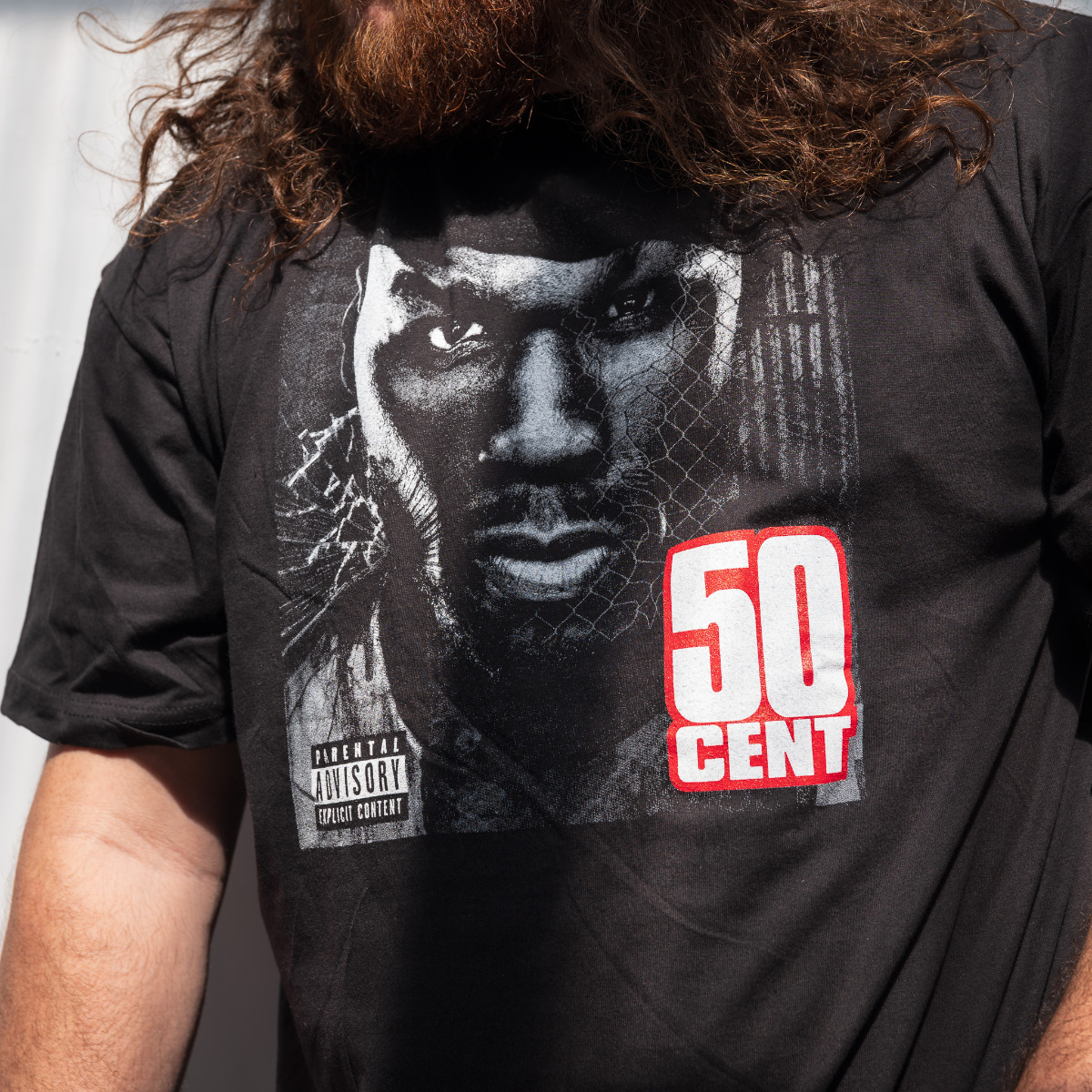 50 Cent Shirt - Available in Size S, M, L, XL, 2XL, 3XL
