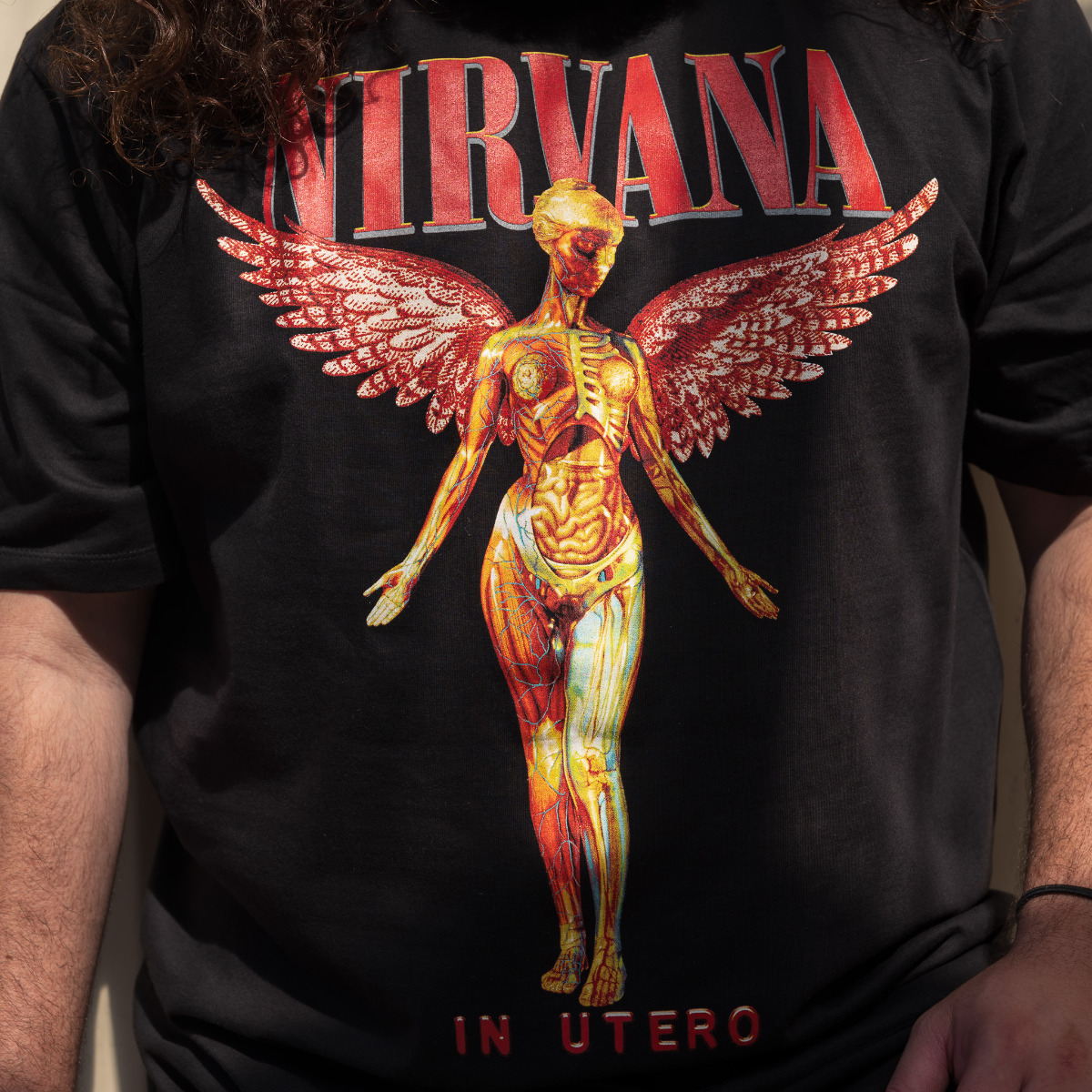 Nirvana Shirt - In Utero - Available in Size S, M, L, XL, 2XL, 3XL, 4XL, 5XL
