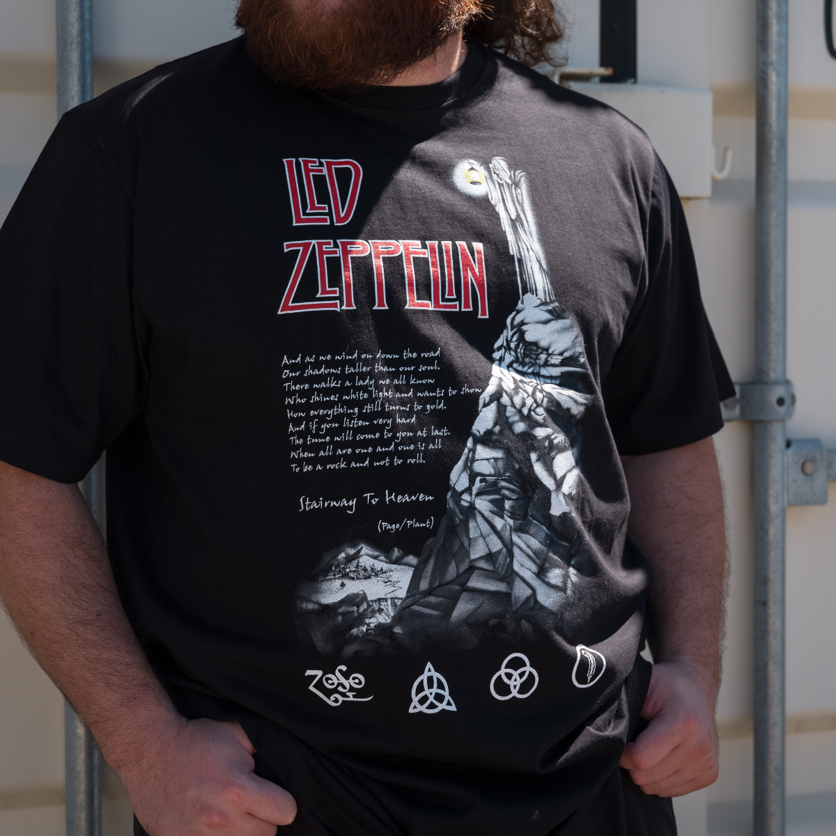 Led Zeppelin Shirt - Stairway to Heaven - Available in Size S, M, L, XL, 2XL, 3XL, 4XL, 5XL