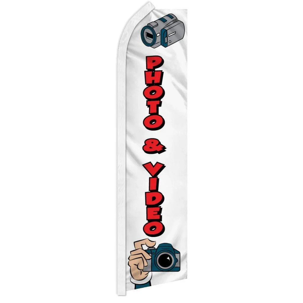 Photos And Video - Huge Advertising Flag