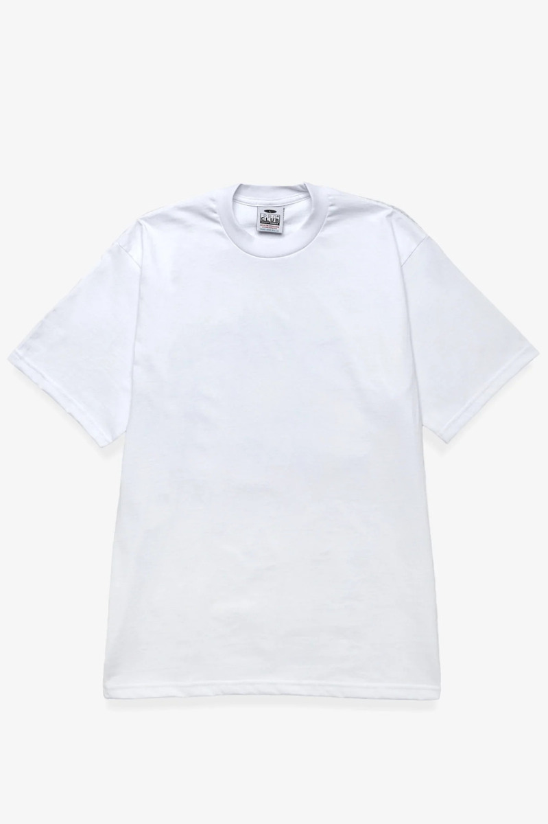 Pro Club Heavy Weight Tee Shirt - White - Sizes Med to 5XL