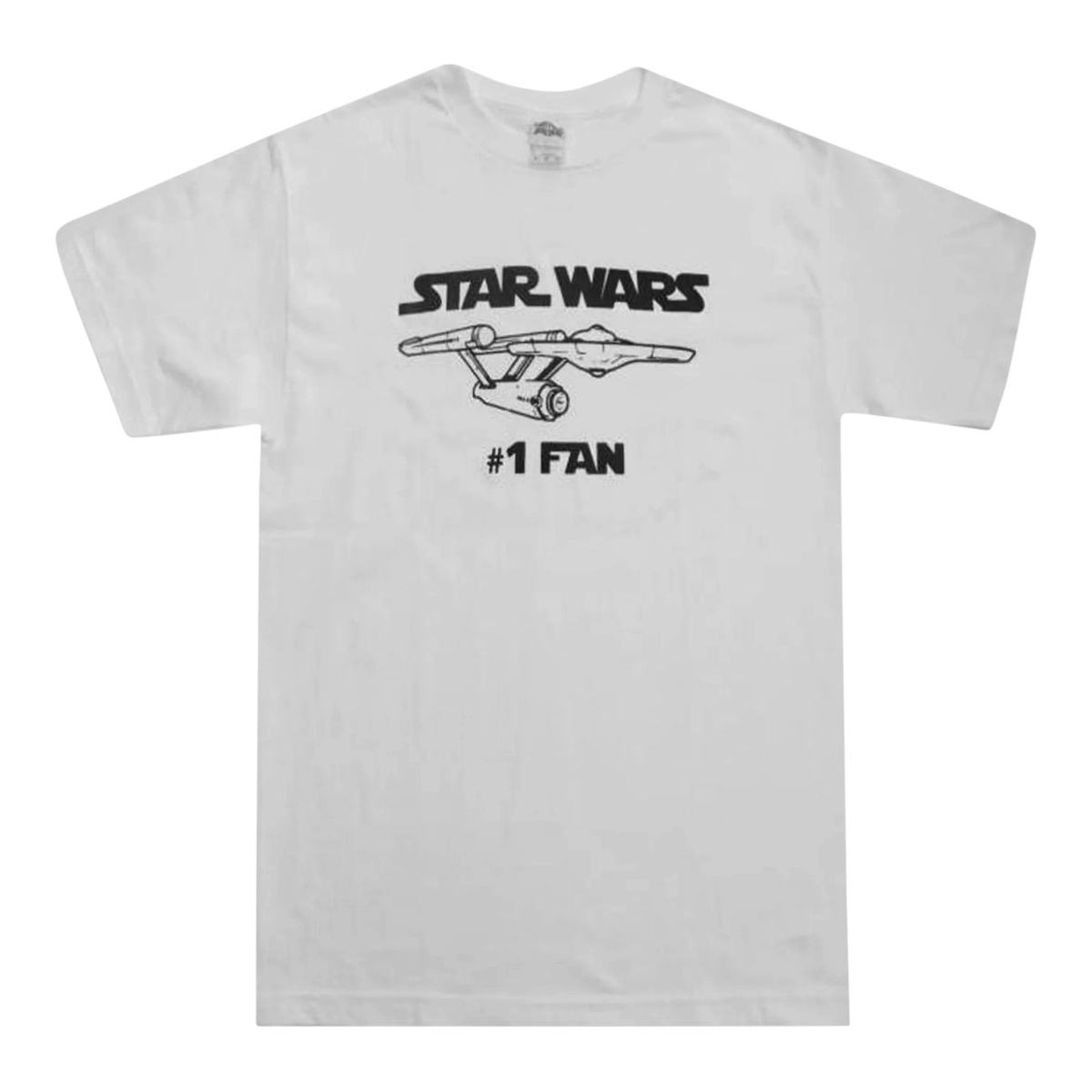 Funny Star Trek / Wars Shirt - 'Number 1 Fan' - Available in Size S, M, L, XL, 2XL