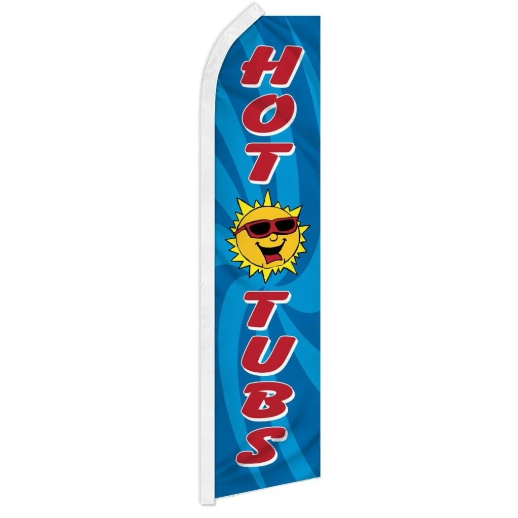 Hot Tubs - Huge Advertising Flag