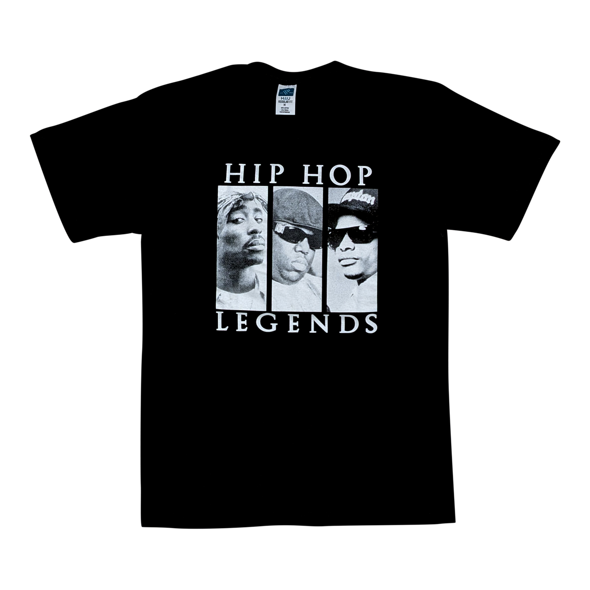 Hip Hop Legends Shirt feat.Tupac, Biggie and Eazy E - Available in Size S, M, L, XL, 2XL, 3XL, 4XL, 5XL