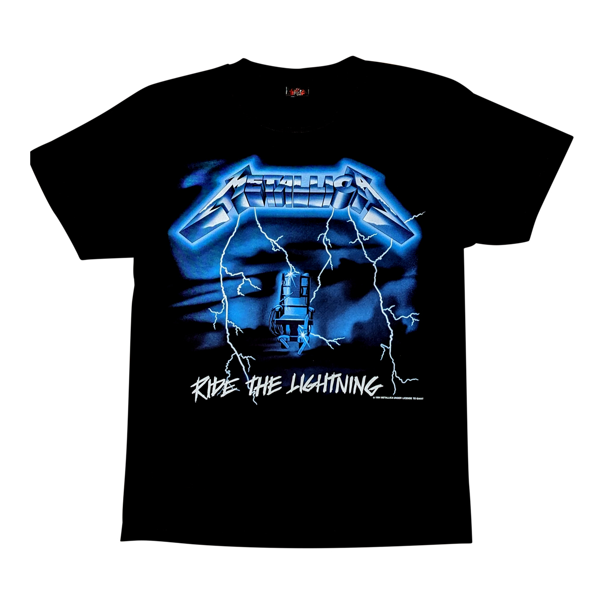 Metallica Shirt - Ride the Lightning - Available in Size S, M, L, XL, 2XL, 3XL, 4XL, 5XL - In Auckland, ready to send! 