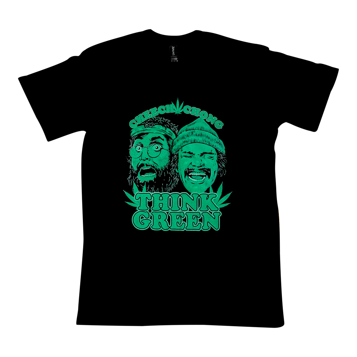 Cheech and Chong 'Think Green' Weed Shirt - Available in Size S, M, L, XL, 2XL, 3XL