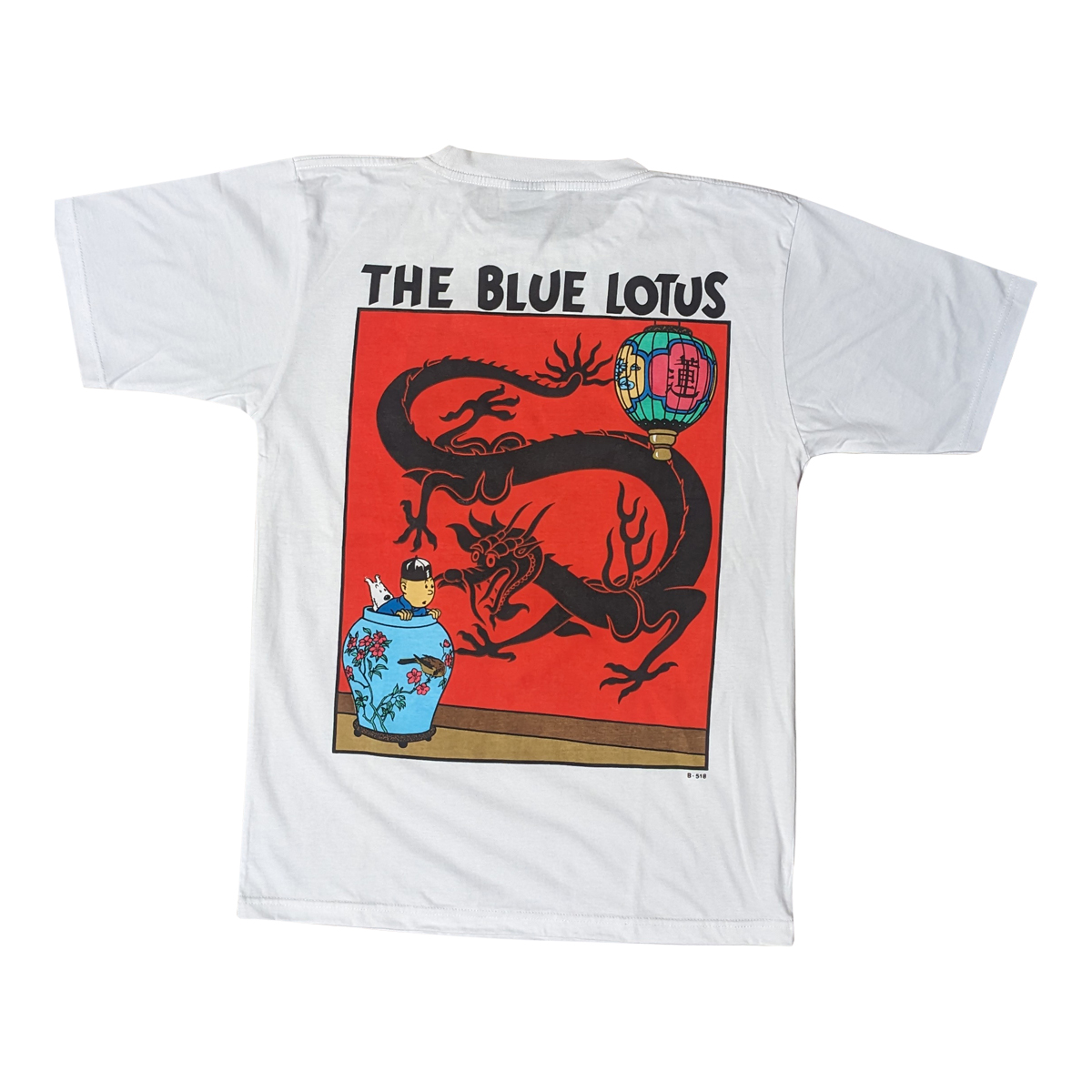 Tintin Shirt -The Blue Lotus  - available in S, M, L, XL and XXL
