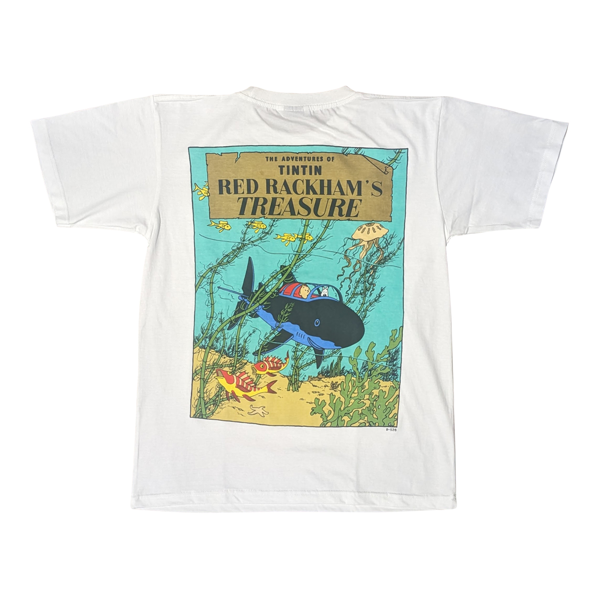 Tintin Shirt - Red Rackhams Treasure - Available in S, M, L, XL, XXL