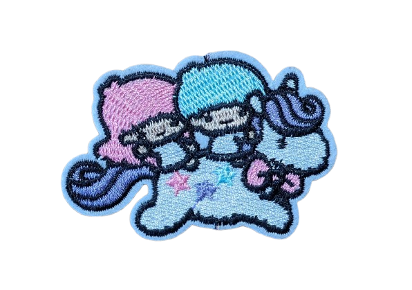 My Melody / Hello Kitty Embroidered Patch-1