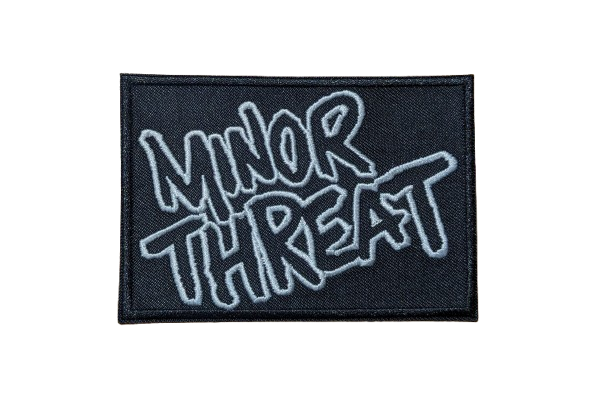 Minor Threat Embroidered Patch