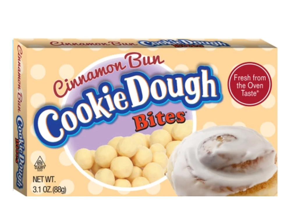 COOKIE DOUGH BITES CINNAMON BUN THEATRE BOX