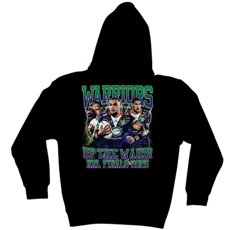 Warriors Finals '25 Hoodie, Available in Large, XL, 2XL, 3XL - Up The Wahs!
