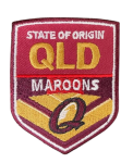 Queensland Maroons State of Origin Embroidered Patch