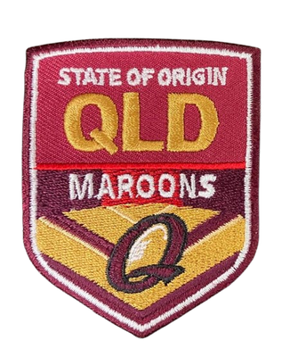 Queensland Maroons State of Origin Embroidered Patch