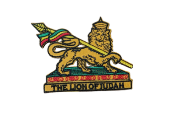 Rasta 'Lion of Judah' Embroidered Patch