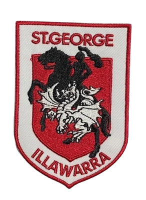 St George Illawarra Dragons NRL Embroidered Patch